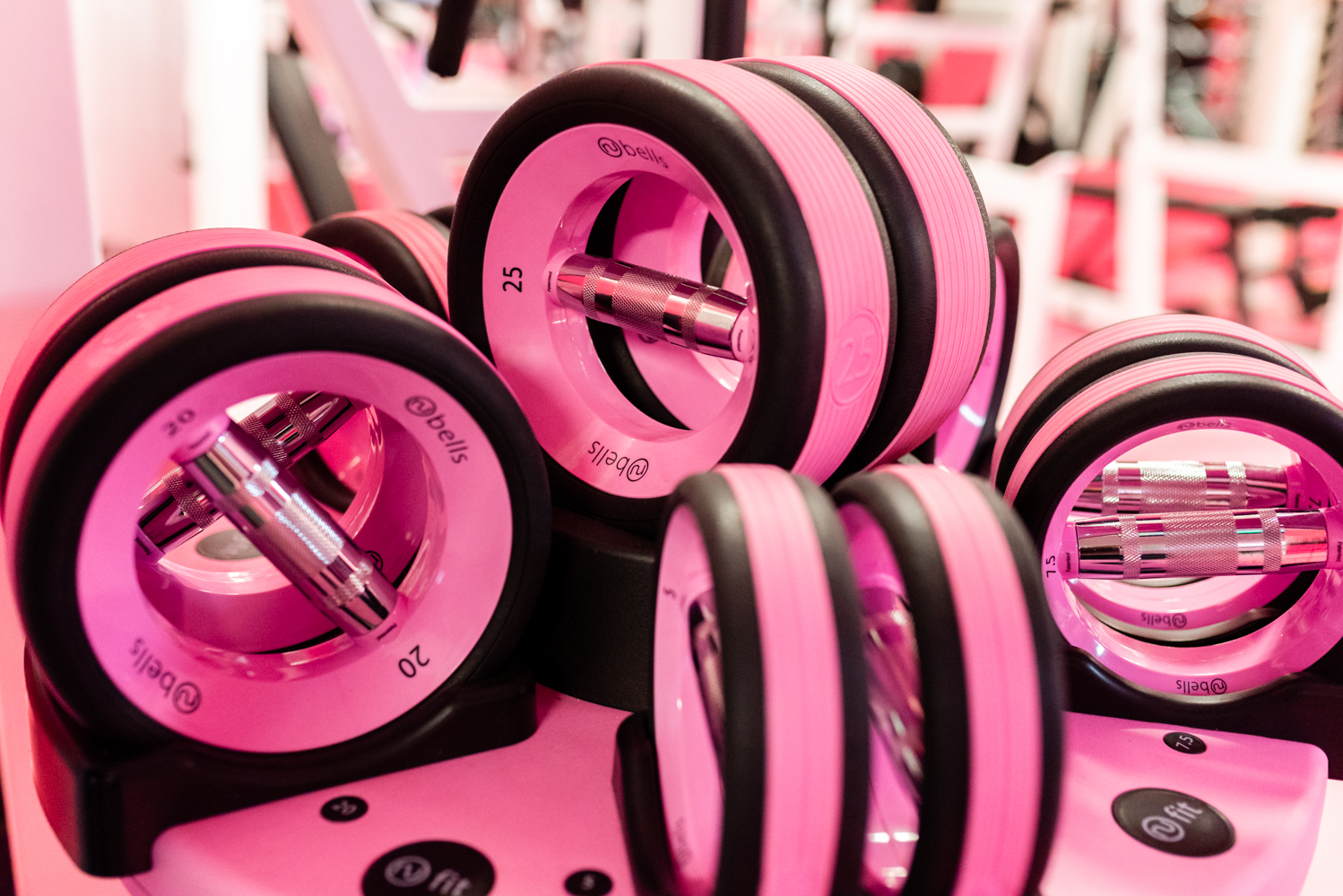 Pink Dumbbells